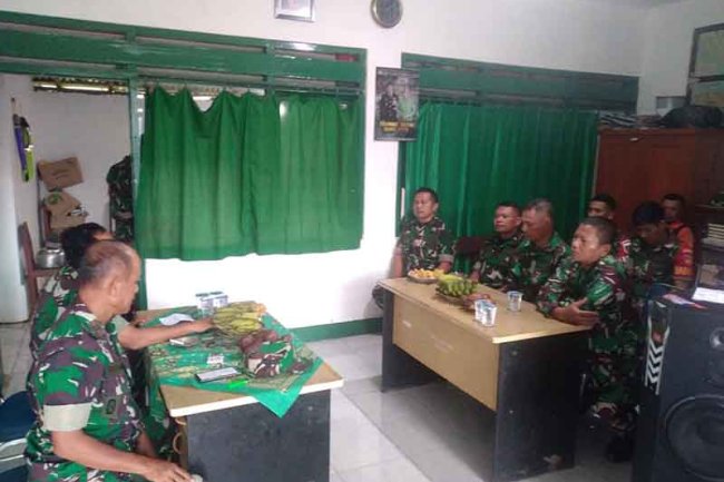 Pisah Sambut Danramil Di Makoramil 18Pagentan