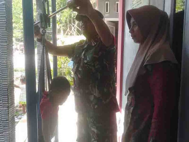 Babinsa Aktif Dampingi Posyandu