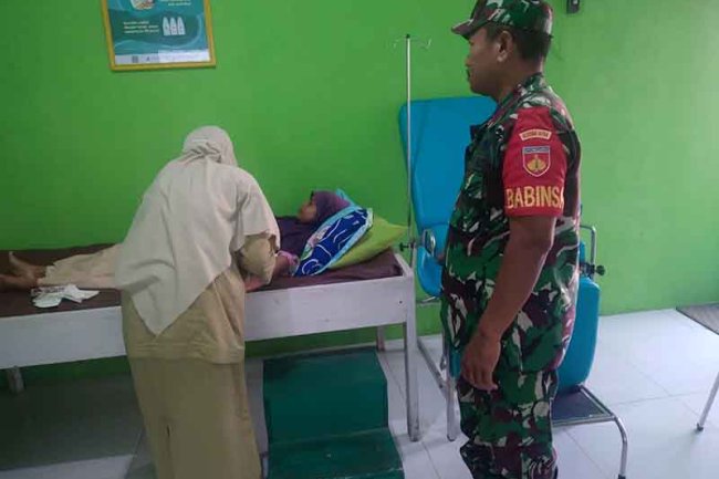 Sukseskan Program Pemerintah Babinsa Dampingi Pelayanan KB Kes MKJP