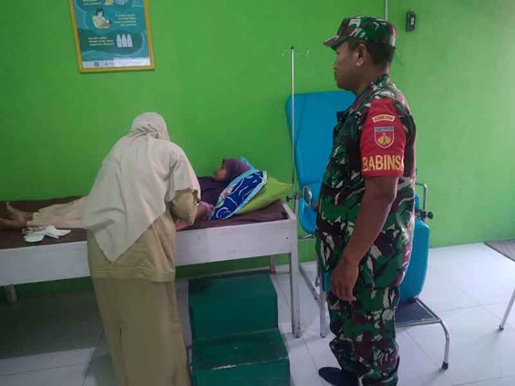 Sukseskan Program Pemerintah Babinsa Dampingi Pelayanan KB Kes MKJP