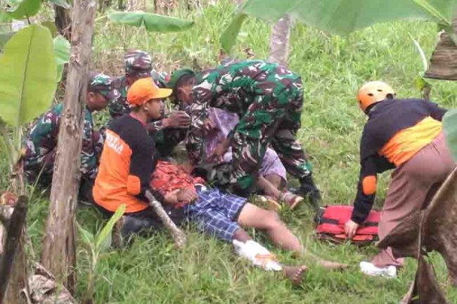 Babinsa Hadiri Pembentukan Dan Pelatihan Desa Tangguh Bencana