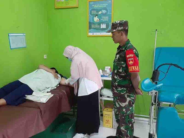 SUKSESKAN PROGRAM KB BABINSA 18/PAGENTAN DAMPINGI KEGIATAN PELAYANAN KB KES MKJP