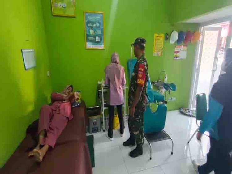 SUKSESKAN PROGRAM KB BABINSA 18/ PAGENTAN DAMPINGI KEGIATAN PELAYANAN KB KES MKJP