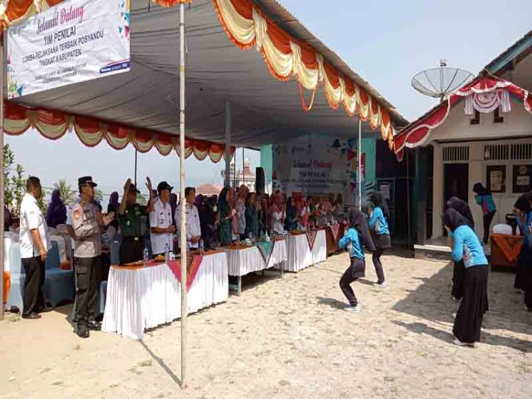 Danramil 18 Pagentan Hadiri Lomba Posyandu Tinhgkat Kabupaten 