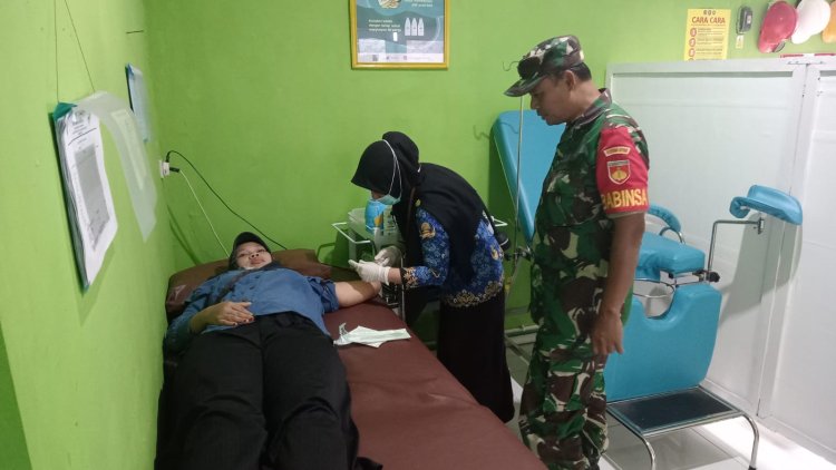 BABINSA KORAMIL  18/PGT DAMPINGI GIAT PELAYANAN KB  KES MKJP
