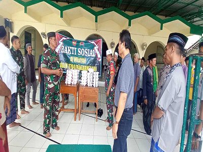 Wujudkan Kemanunggalan TNI Bersama Rakyat Melalui Jumat Berkah