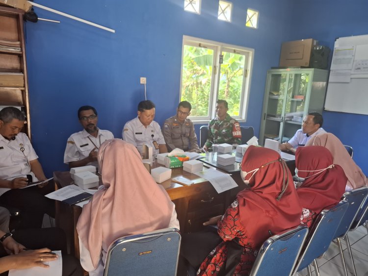 Babinsa Koramil 18/Pagentan menghadiri Mini Lokakarya lintas sektor upaya Percepatan Penurunan Stunting