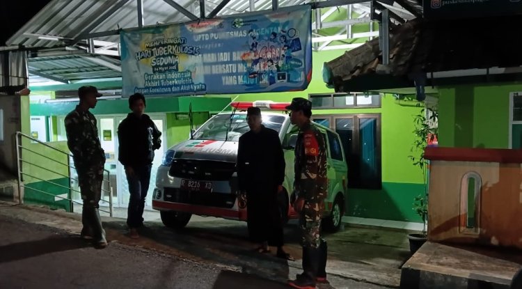 BABINSA KORAMIL 18/PAGENTAN LAKSANAKAN PATROLI MALAM GUNA MEMASTIKAN KEAMANAN WILAYAH 